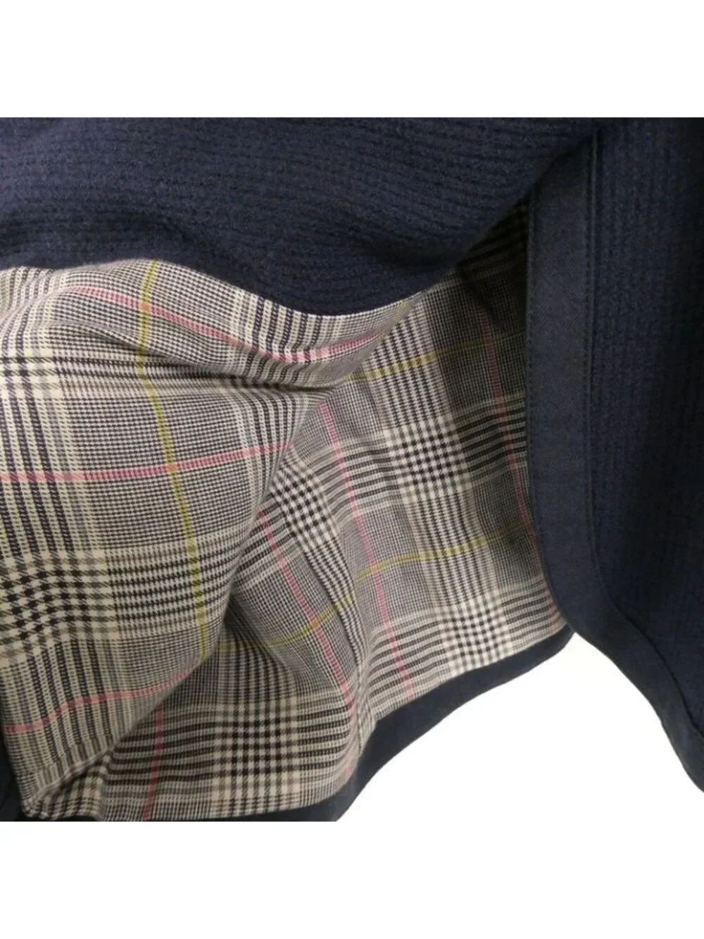 Dior Sports Jacket M Wool Walnut Button Check Lining